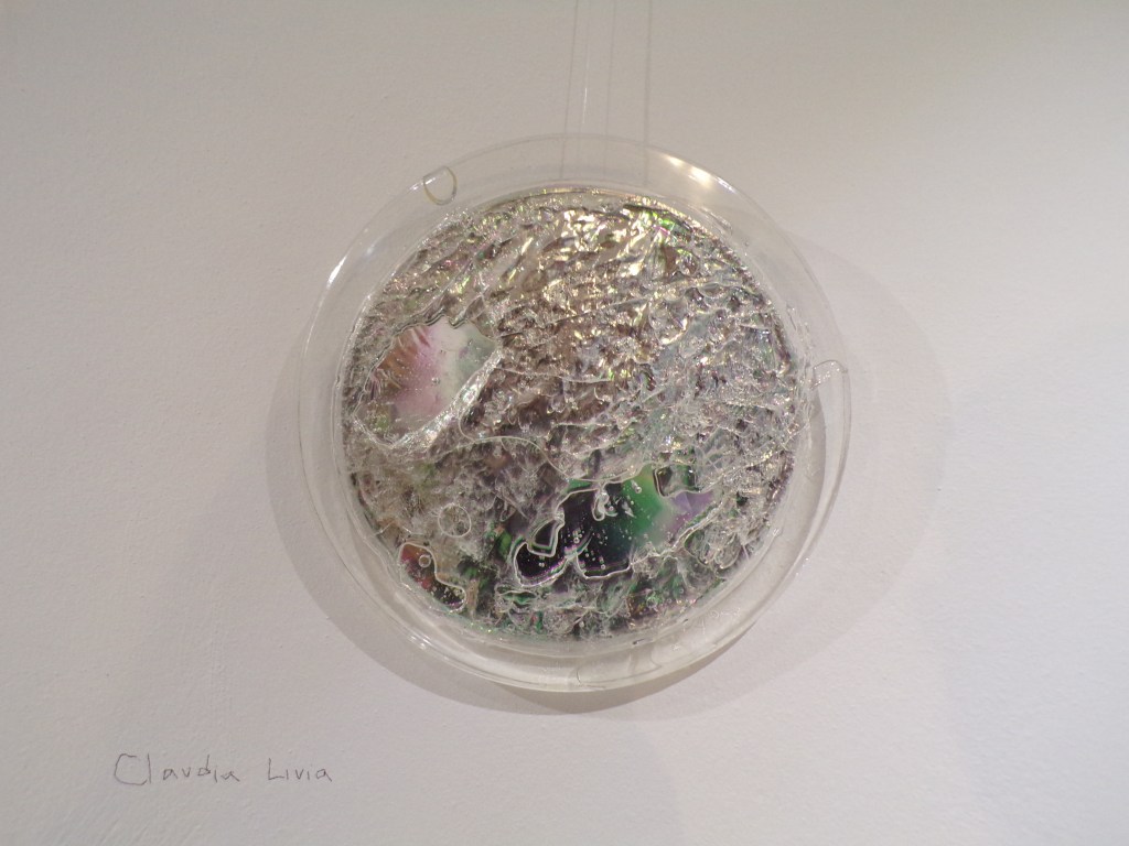 The artwork during the exhibition Curar las Aguas - Madrid 2025